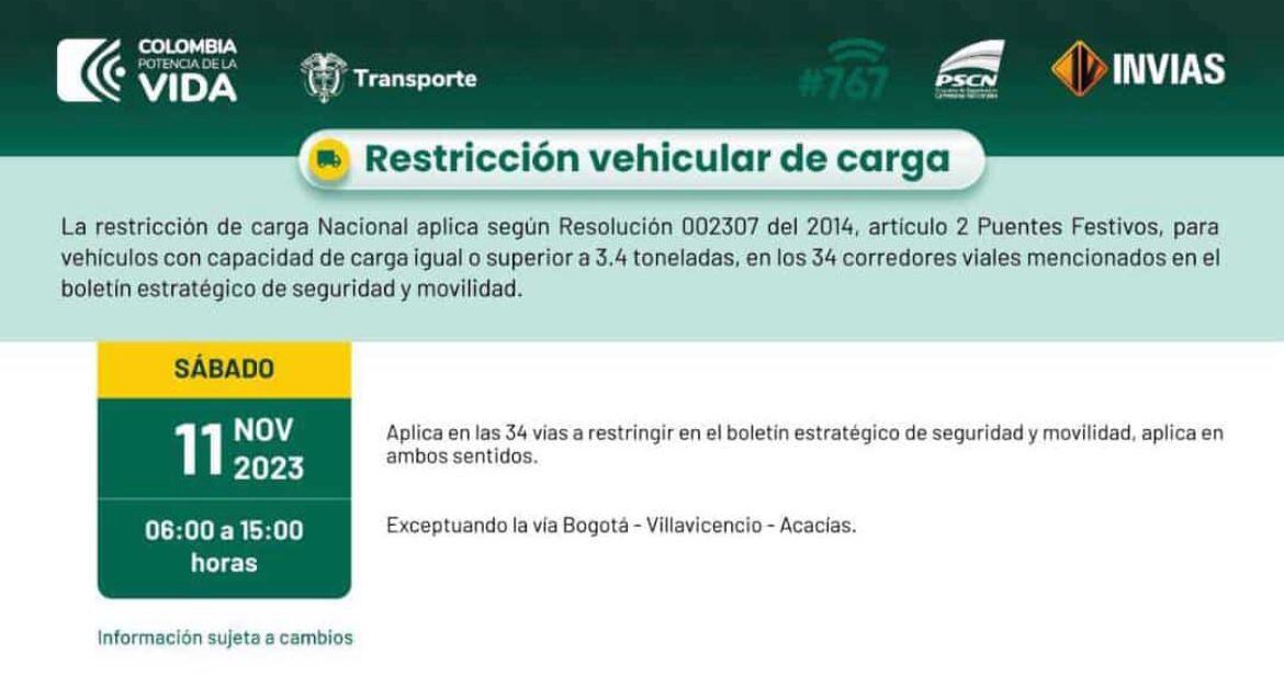 Restricción en la movilidad 2