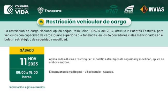 Restricción en la movilidad 2