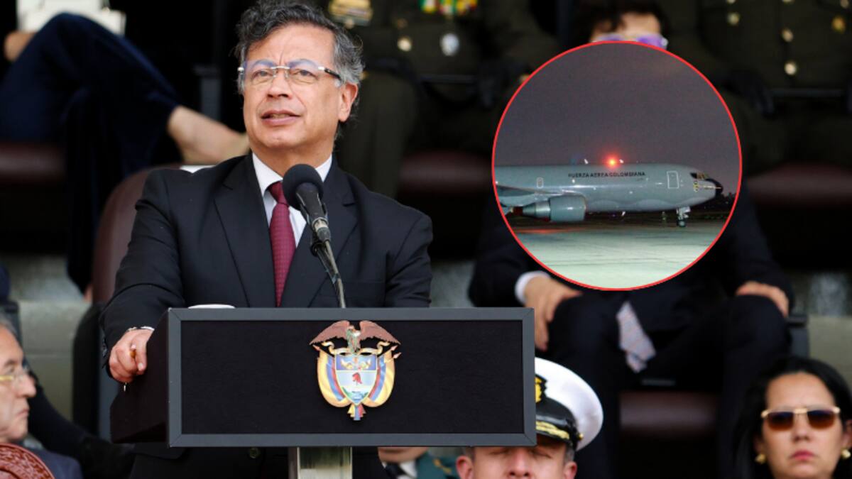 “Me quieren disparar”: Petro denunció que narcos compraron misiles para atacar avión presidencial