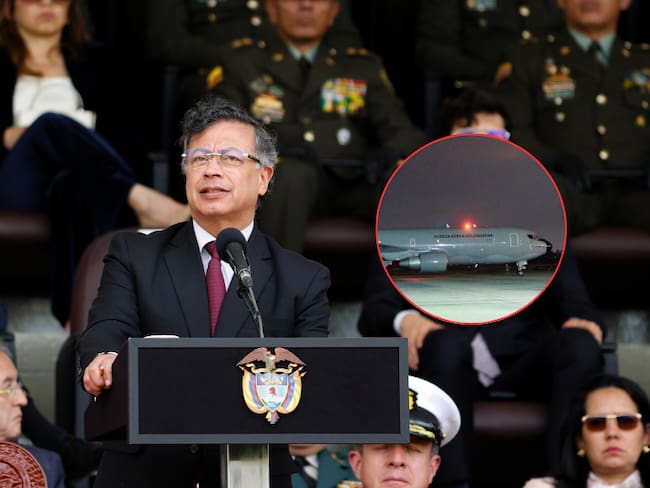 “Me quieren disparar”: Petro denunció que narcos compraron misiles para atacar avión presidencial