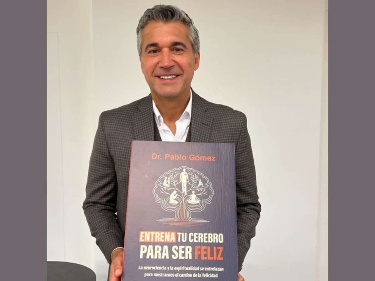 "Entrena tu cerebro para ser feliz", es el primer libro del psiquiatra Pablo Gómez