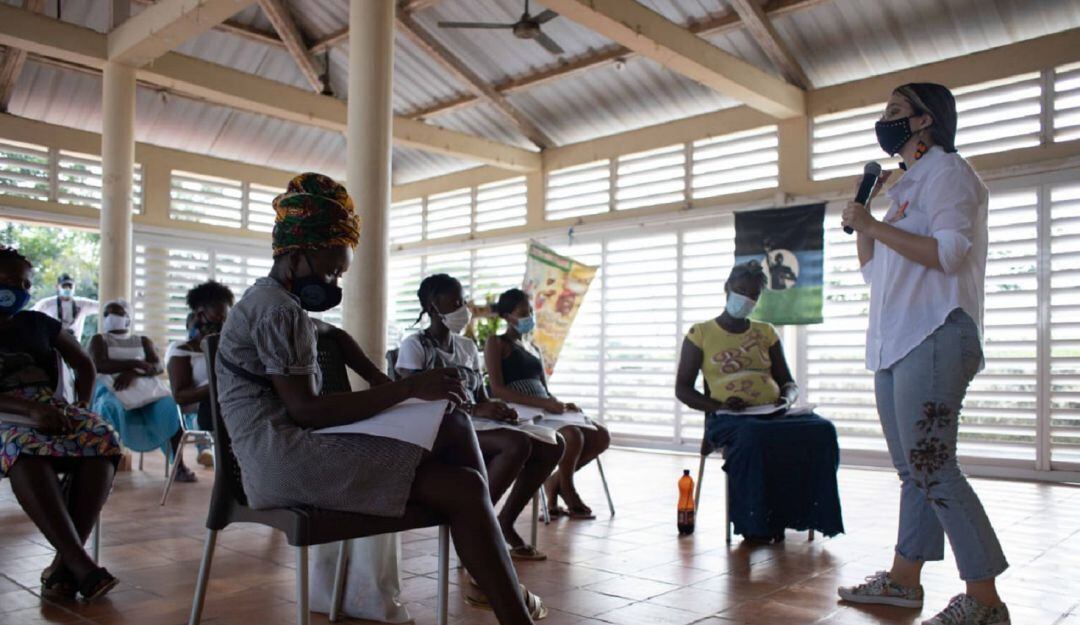 Charla con la comunidad de San Basilio de Palenque