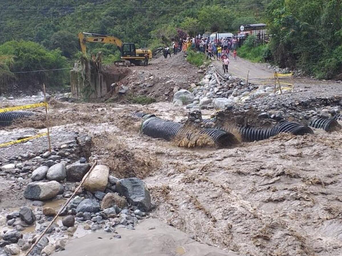 Paso restringido en la vía Bucaramanga -Matanza