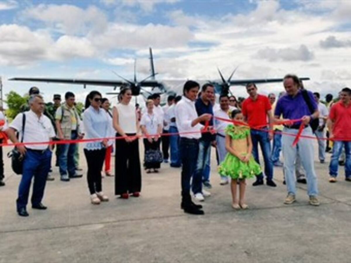 Gobierno inauguró obras de modernización en aeropuerto de Inírida