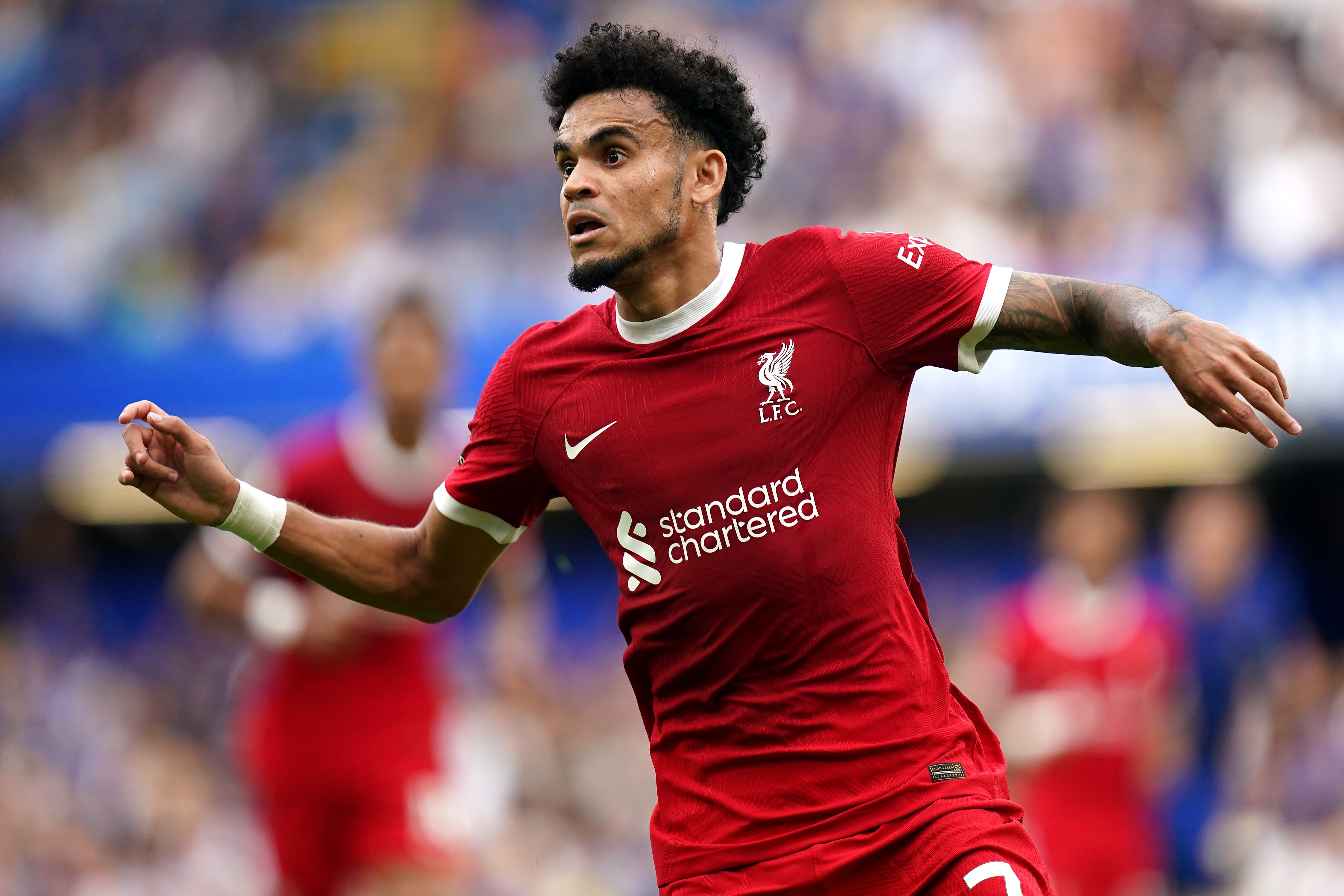 Luis Díaz con Liverpool (Photo by Adam Davy/PA Images via Getty Images)