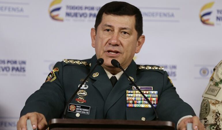 Juan Pablo Rodríguez, general del Ejército. 