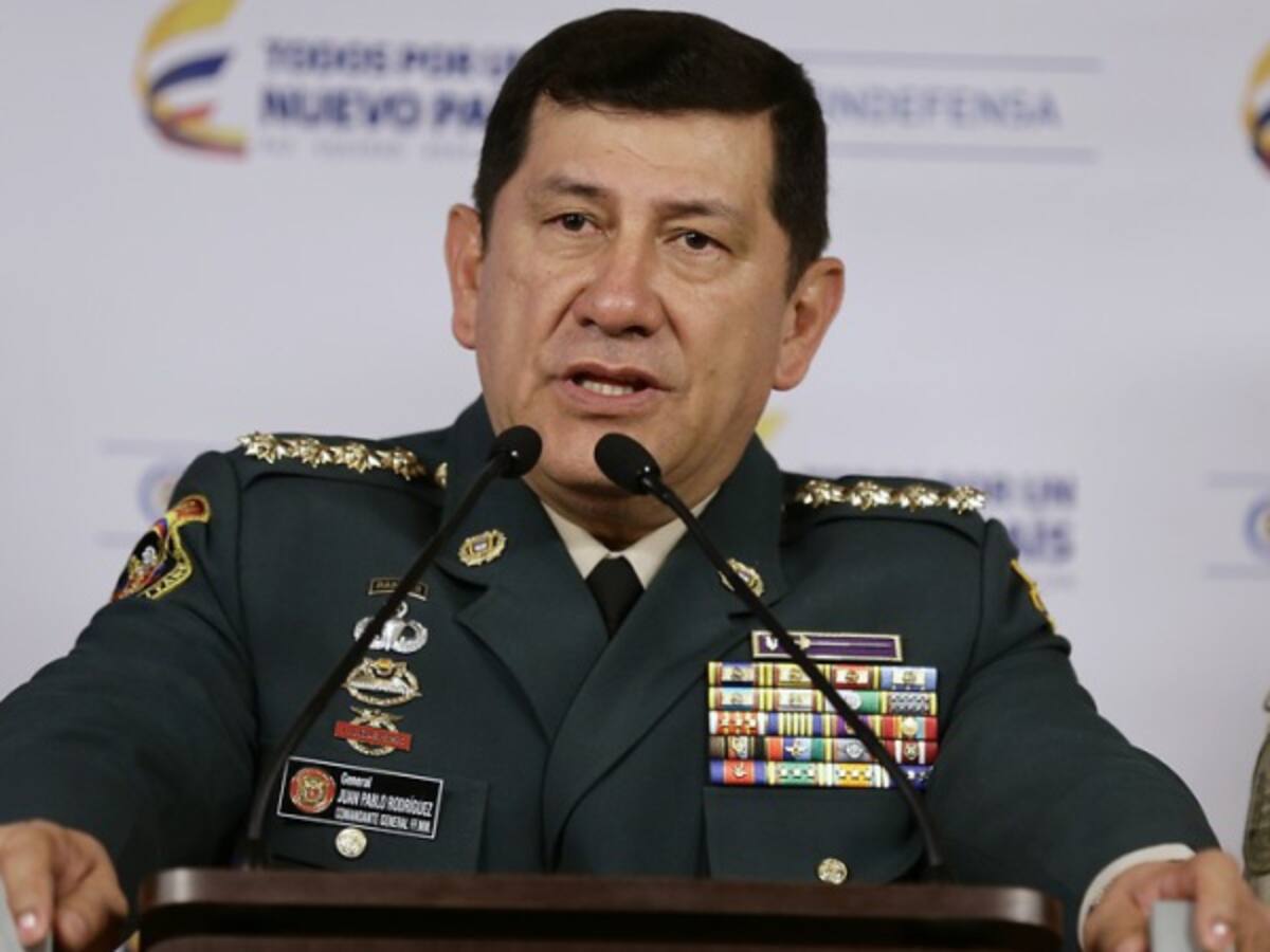 La Corte Constitucional debe definir si generales deben acudir a la JEP: general Juan Pablo Rodríguez