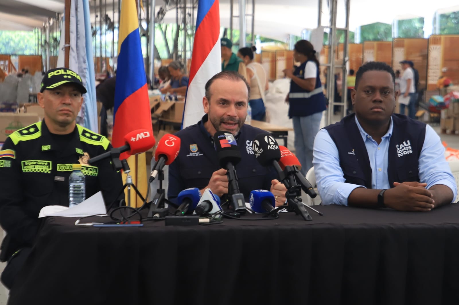 Según el balance de la alcaldía de Cali, 712 inmuebles fueron evacuados y cerca de 14.000 unidades residenciales resultaron afectadas por el terremoto. Foto: Alcaldía de Cali.