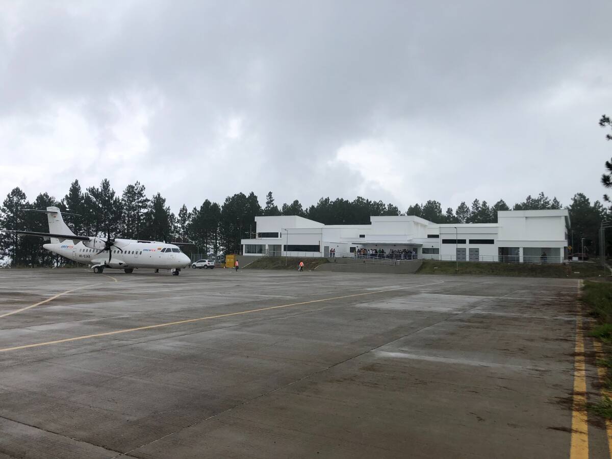 Ahora sí los sangileños estrenan su aeropuerto