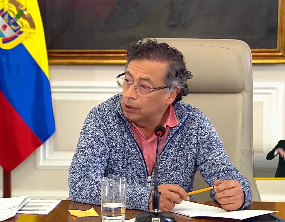 Gustavo Petro. Foto: captura de pantalla.