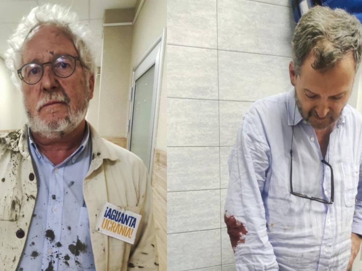 Sergio Jaramillo y Héctor Abad salieron ilesos en medio de un bombardeo en Ucrania
