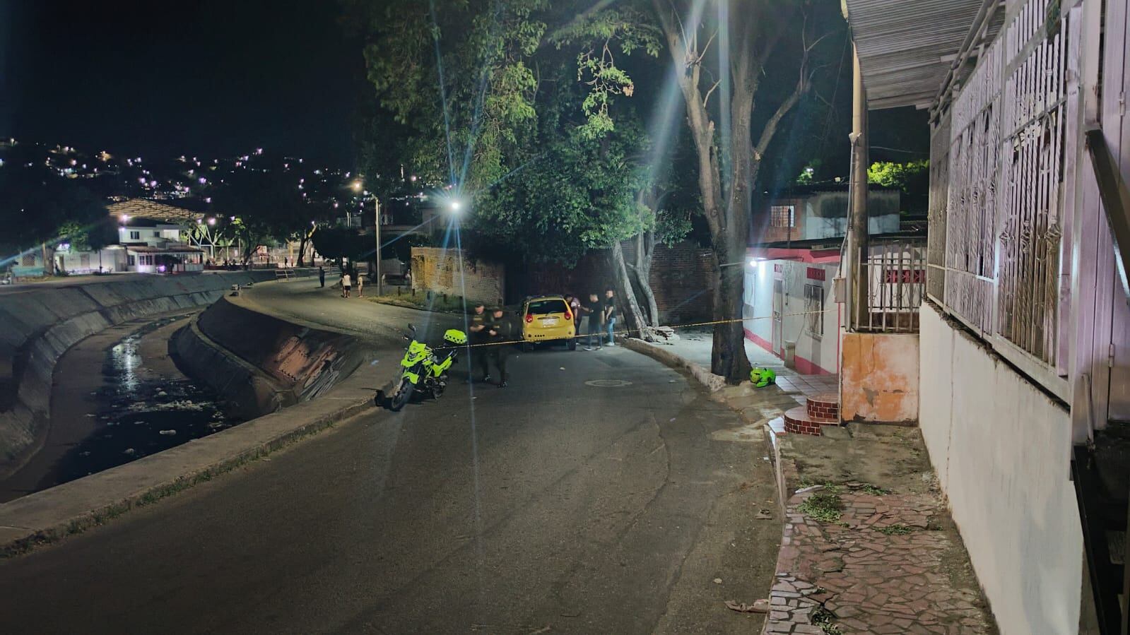 Ataque sicarial en el barrio Gaitán. / Foto: Cortesía.
