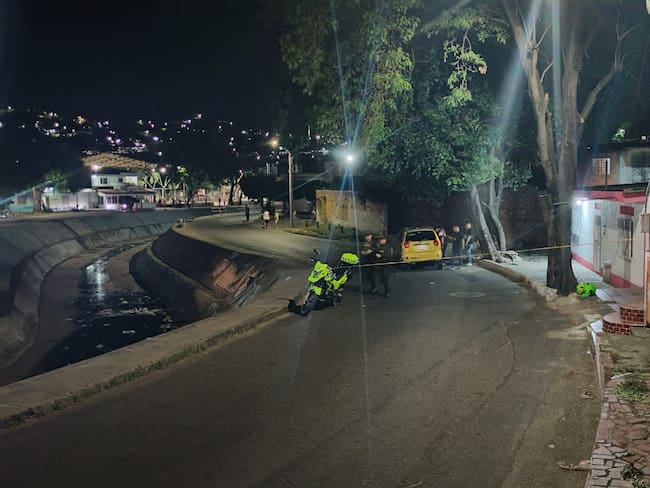 Ataque sicarial en el barrio Gaitán. / Foto: Cortesía.