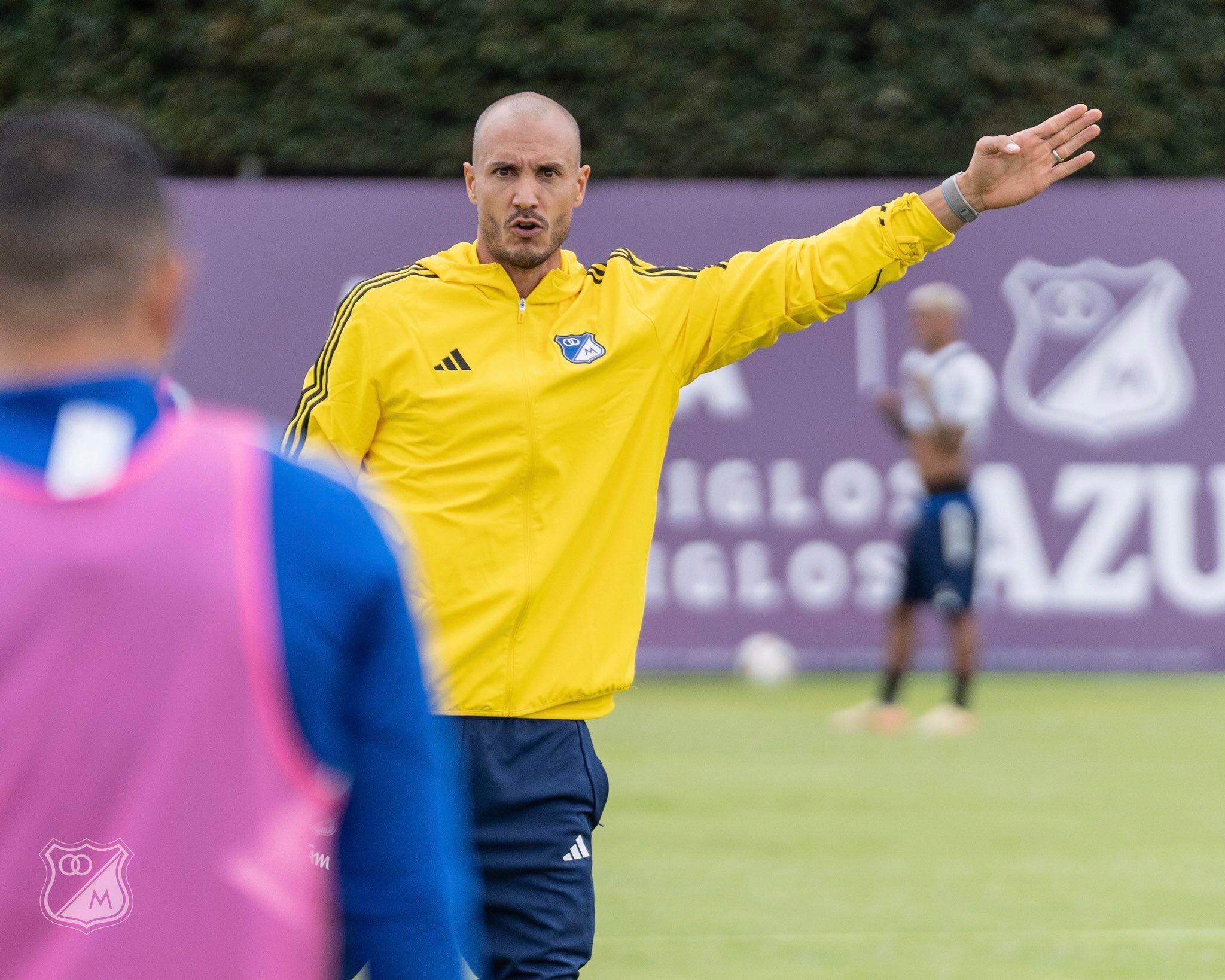 David González, nuevo director técnico de Millonarios / Twitter: @MillosFCOficial.