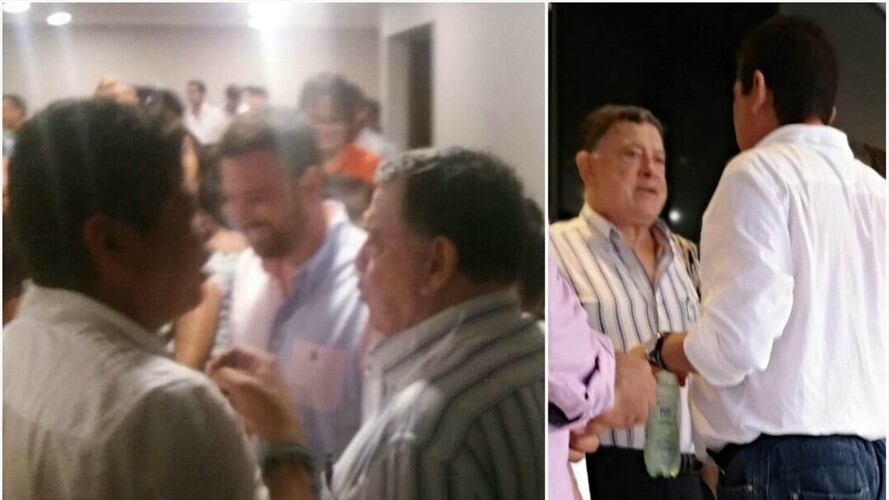 El cuestionado excongresista se reunió con varios parlamentarios que apoyaron a Guerra. Foto: Antonio Canchila (W Radio)
