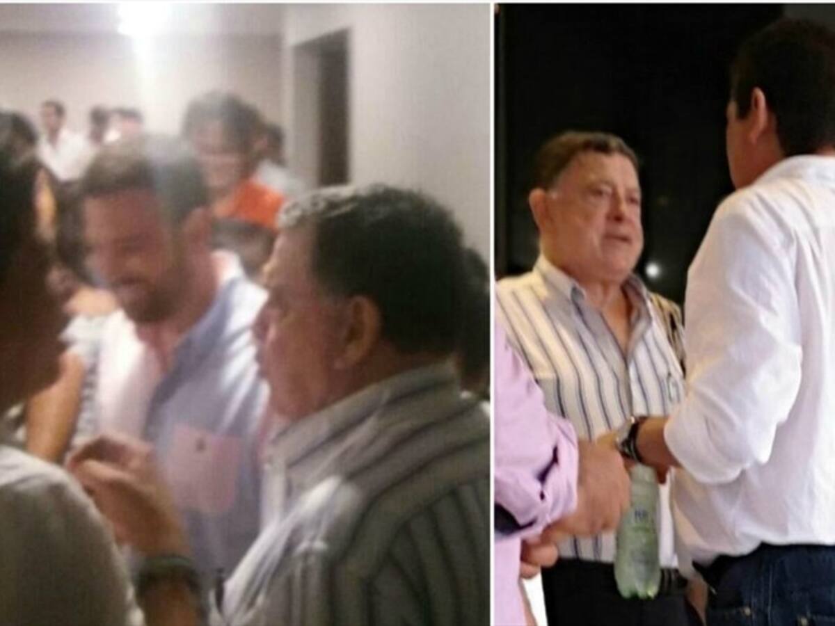 Antonio Quinto Guerra celebra triunfo con uno de los cuestionados que lo respaldó