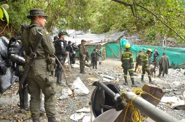 Intervención de la fuerza pública en Buriticá