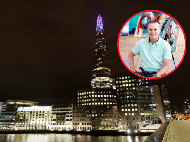 Colombiano Gustavo Zuluaga inspiró decoración Navideña en The Shard, edificio más alto Reino Unido