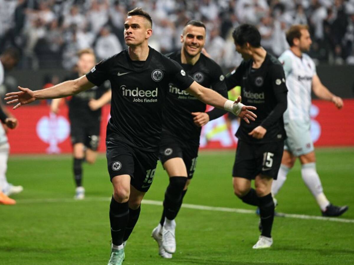 Nuevo gol de Borré para guiar al Eintracht a la final de la Europa League