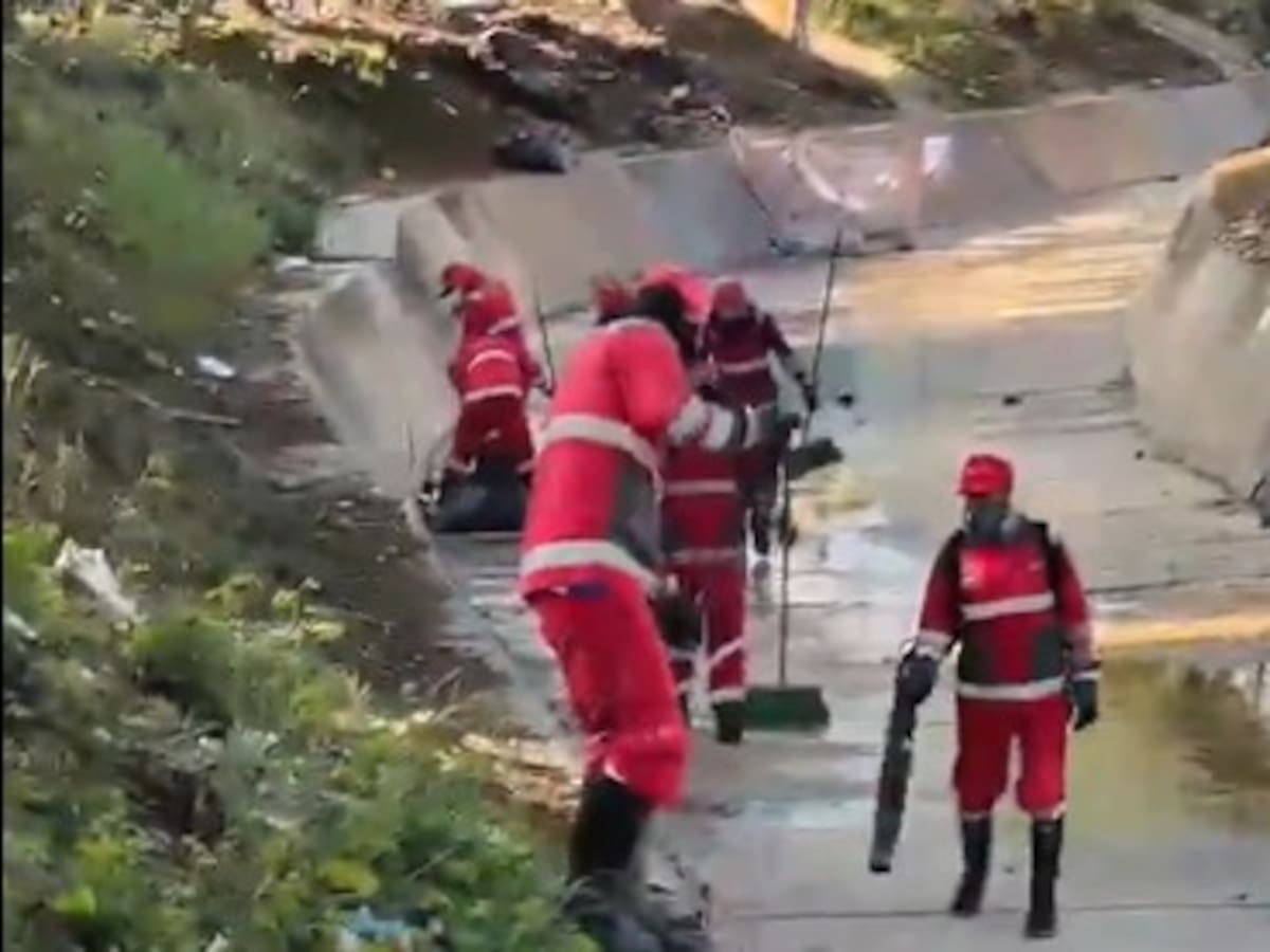 Veolia adelantó una gran jornada de limpieza en el canal Bogotá de Cúcuta