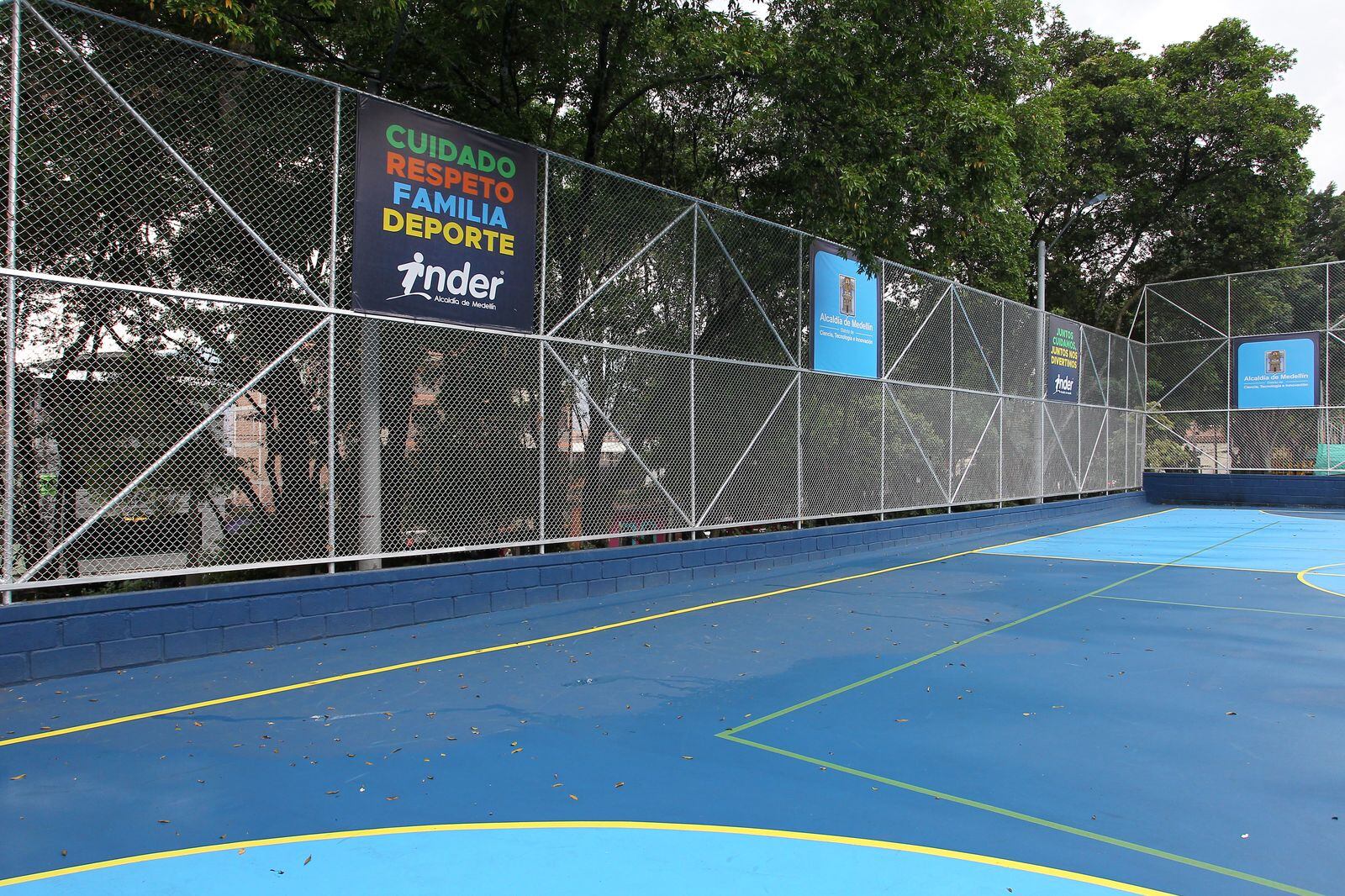 Renovación de espacios deportivos. Foto: alcaldía.