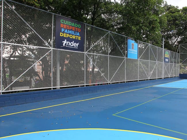 Renovación de espacios deportivos. Foto: alcaldía.