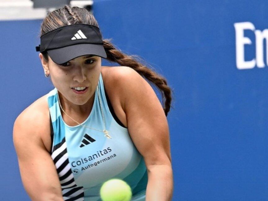 Camila Osorio se despidió de Indian Wells / @fedecoltenis