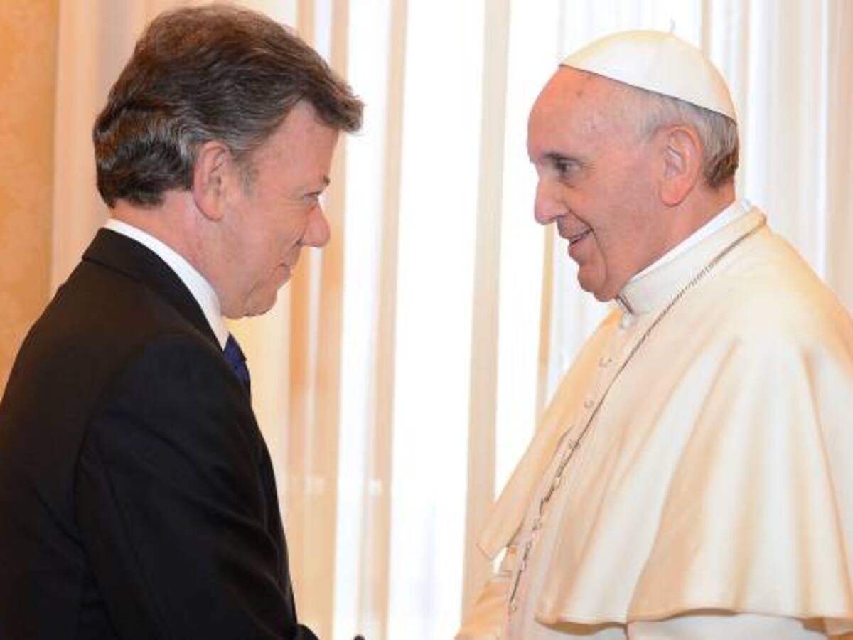 Santos visitará en marzo de 2018 al papa Francisco