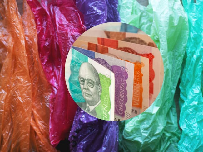 Bolsas plásticas y dinero colombiano - Getty Images