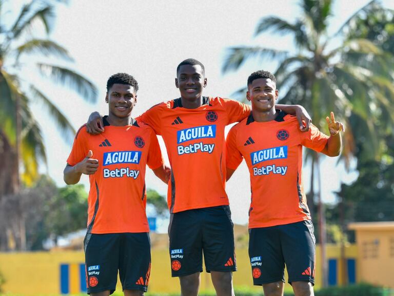 Selección Colombia en el Sudamericano Sub-20 - Cortesía FCF