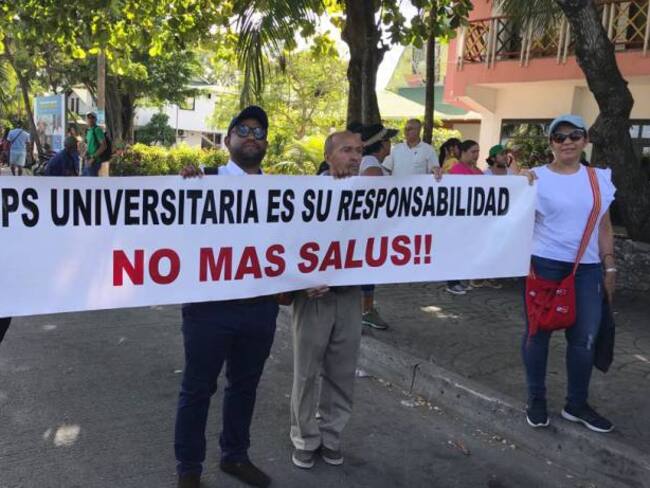 Se agudiza crisis por nueva protesta en hospital de San Andrés