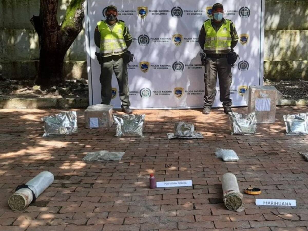 Decomisada encomienda con marihuana en las vías de Caldas