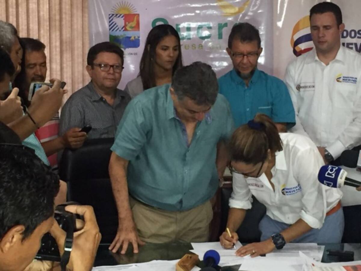 Firman convenios para mejorar la calidad educativa en Sucre