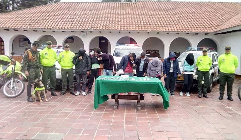 Nueve personas fueron capturadas