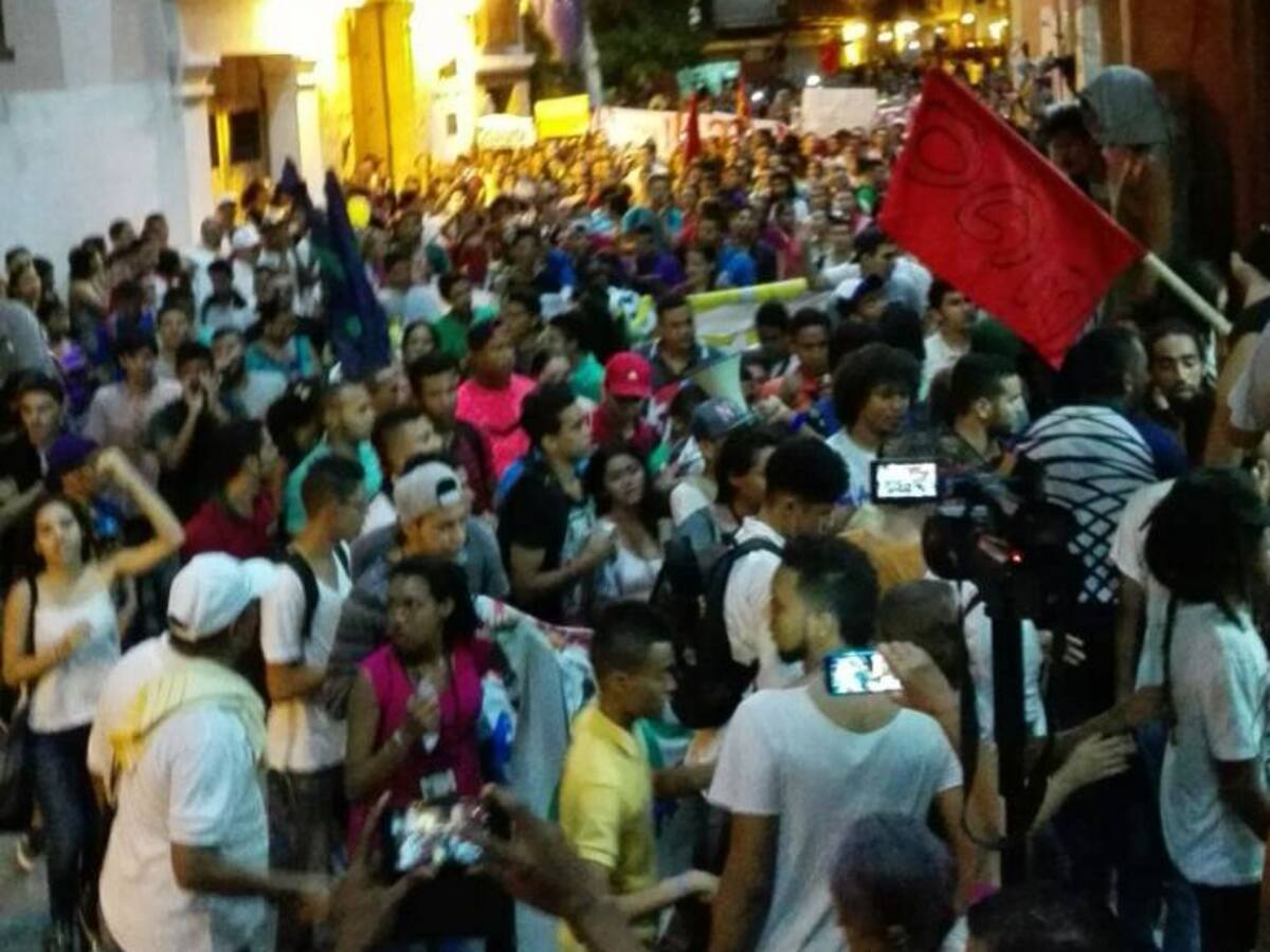Estudiantes de la universidad de Cartagena exigen intervención de ministerio de educación
