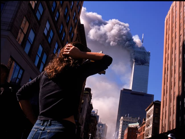 Ataque las Torres Gemelas (World Trade Center) el 11 de septiembre del 2001. Foto: Getty Images.