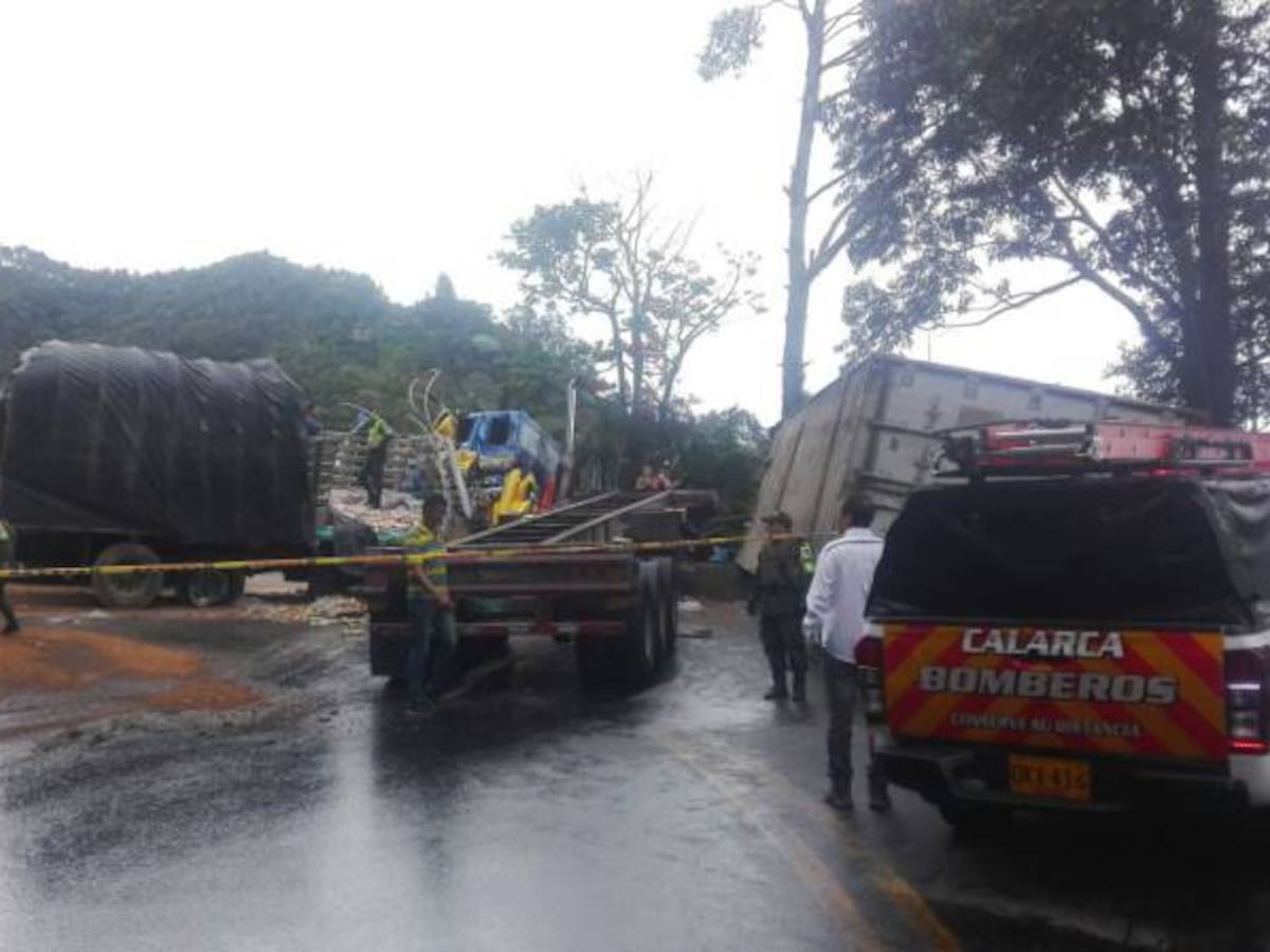Un muerto en accidente de tránsito en la vía entre Calarcá y La Línea en Quindío