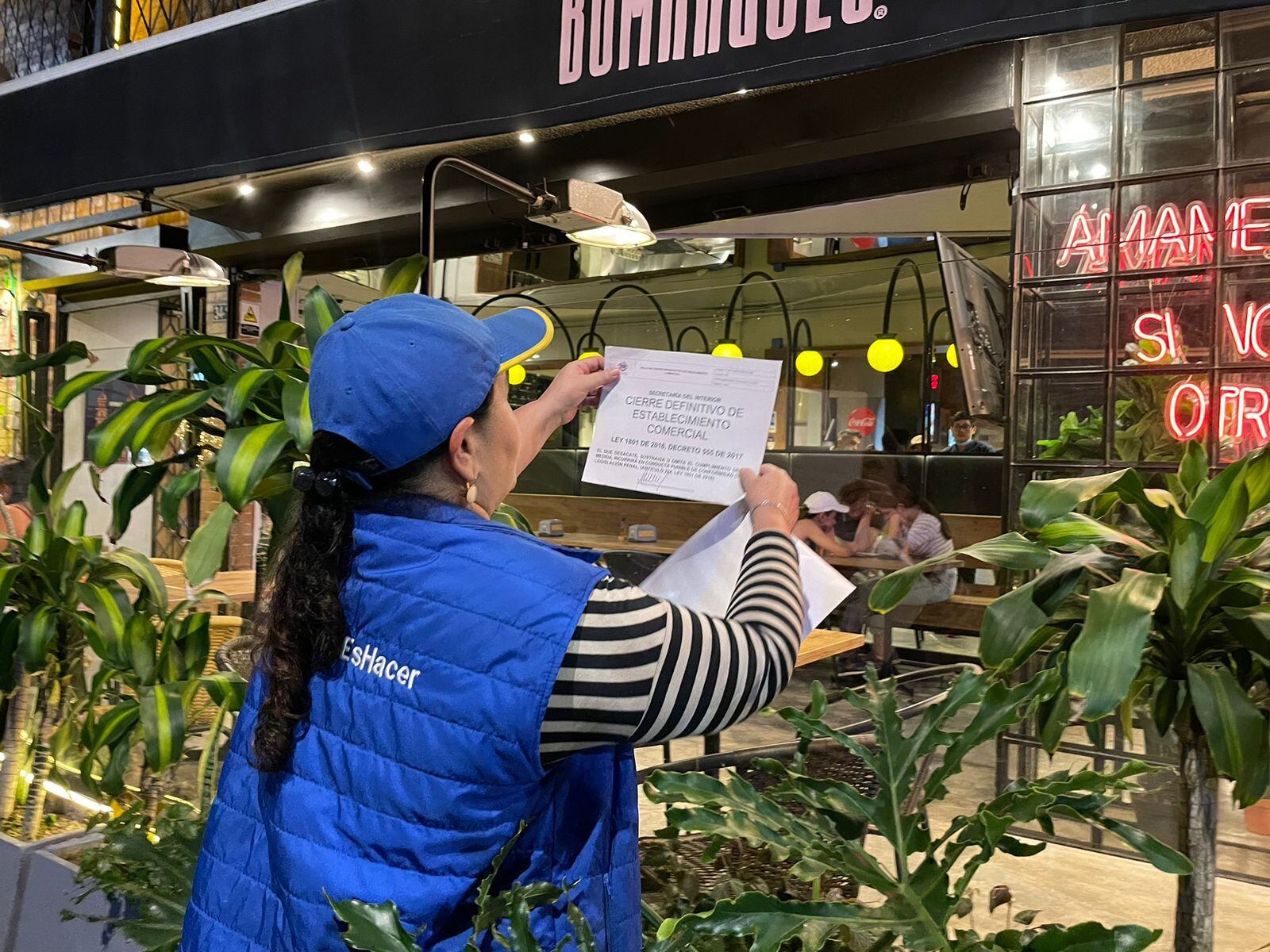 Sellados cuatro establecimientos comerciales