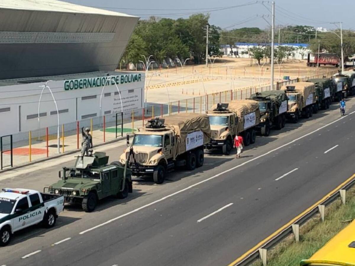 Gobernación de Bolívar y Armada entregarán 200 toneladas en ayudas