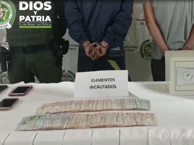 Elementos recuperados por robo en autopistas del café en Quindío. Foto Cortesía Policía