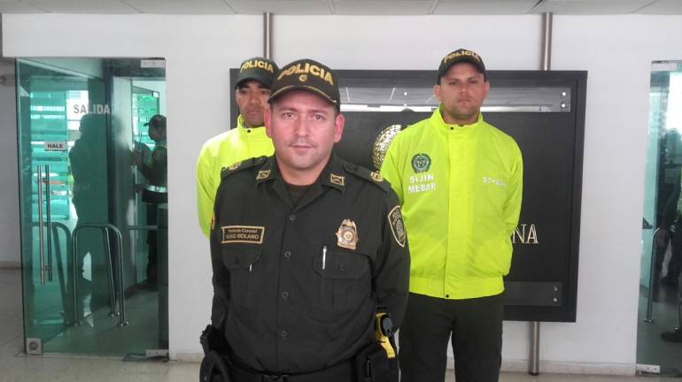 Coronel Hugo Molano, Policía Metropolitana Barranquilla.
