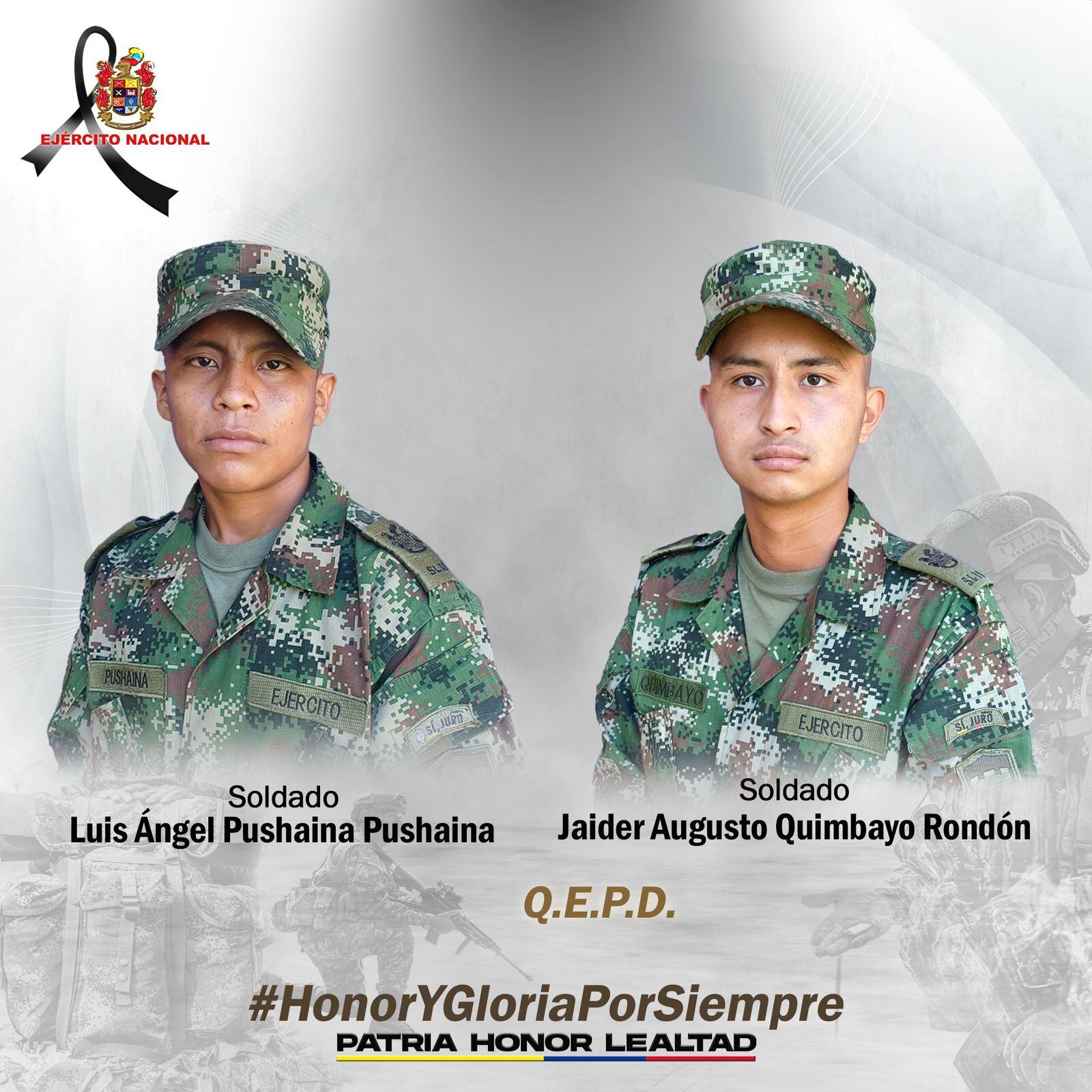 Soldados asesinados en el departamento de Arauca