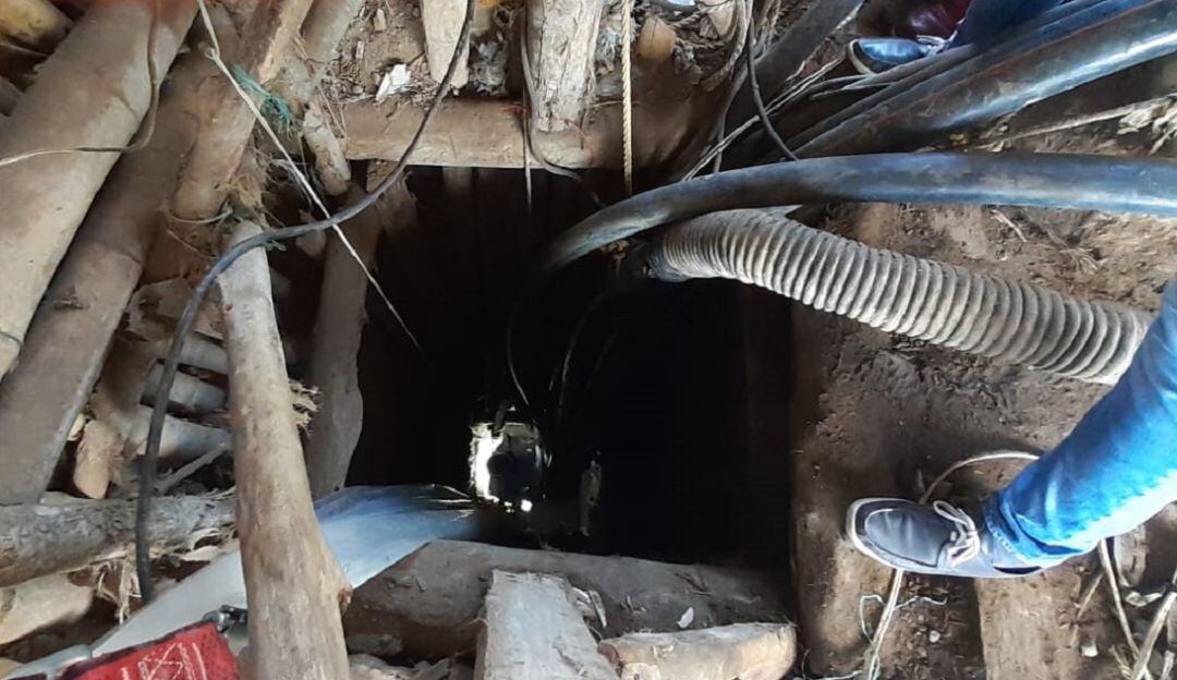 Socavón en mina de Neira, Caldas