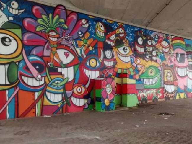 Grafiteros europeos decoran espacios urbanos en Barranquilla