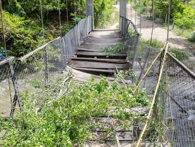 Johan Alexis Estupiñan, habitante de la zona