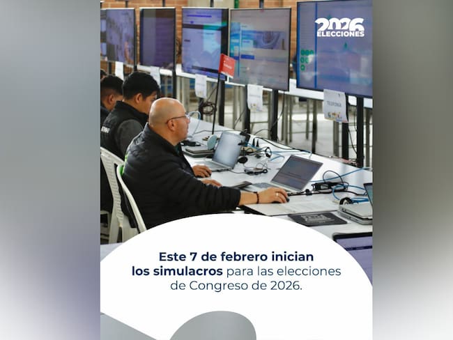 Simulacros para las elecciones al Congreso inician este 7 de febrero: conozca toda la información