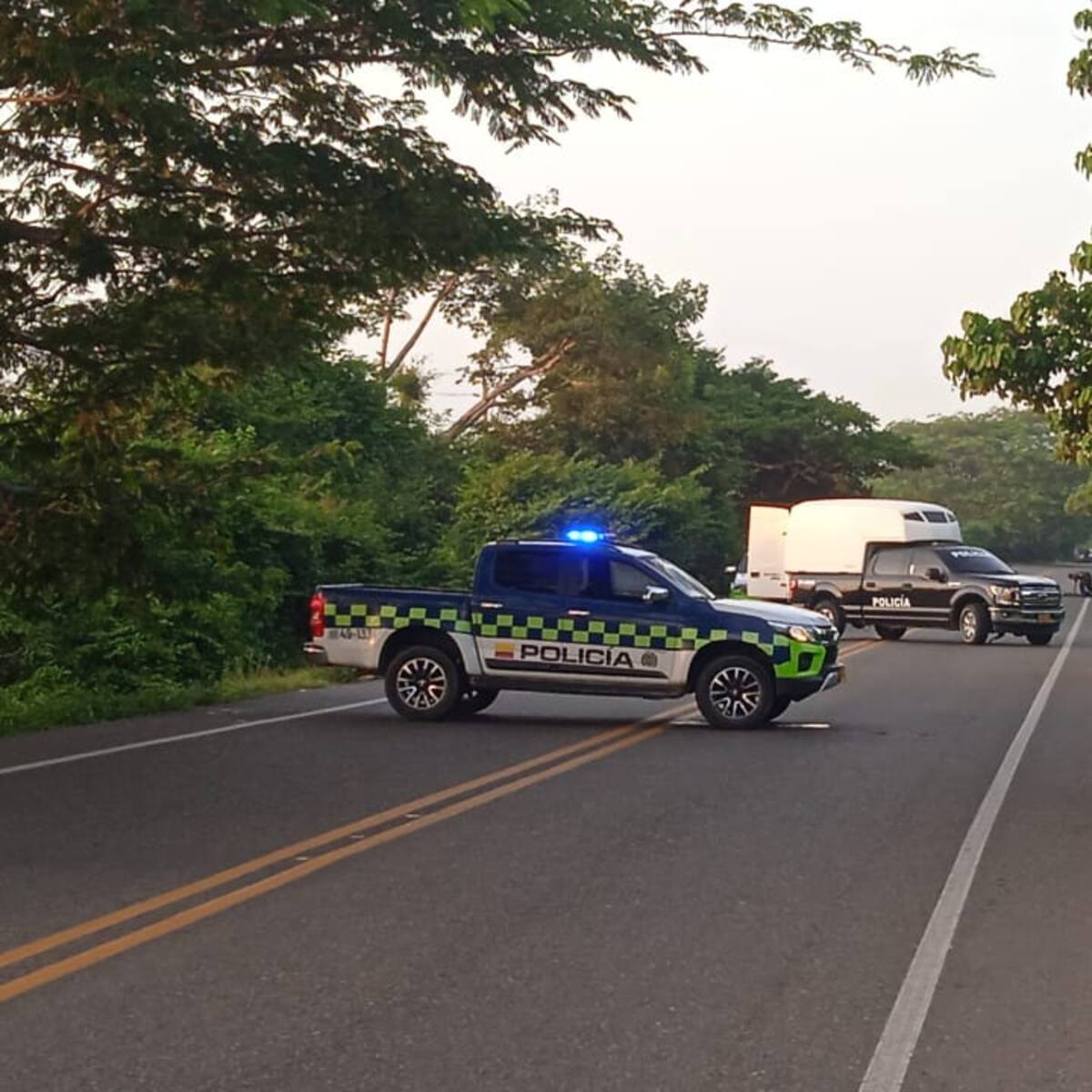 Cierran Vía Oriental en el Atlántico por aparición de bandera del ELN