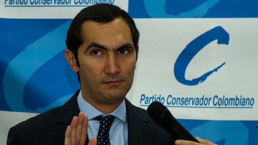 David Barguil, presidente del Partido Conservador. Foto: Colprensa - Fernando García