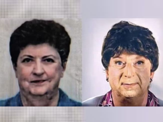 Hombre se disfraza de su madre para cobrar su pensión/ Imagen tomada de redes sociales