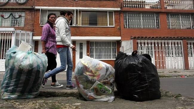 Basura en Bogotá. Foto: Colprensa